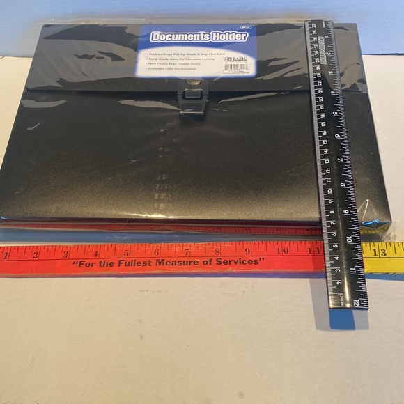 NWT Set of 3 Black Document Holders - Picture 3 of 3